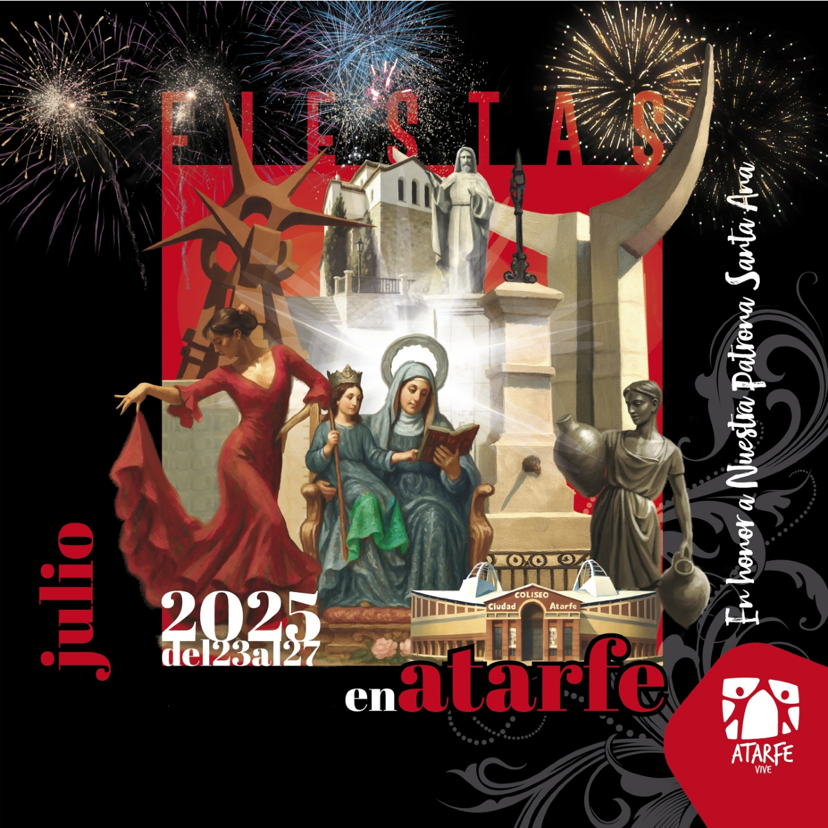 Fiestas patronales en honor de Santa Ana 2025 Atarfe
